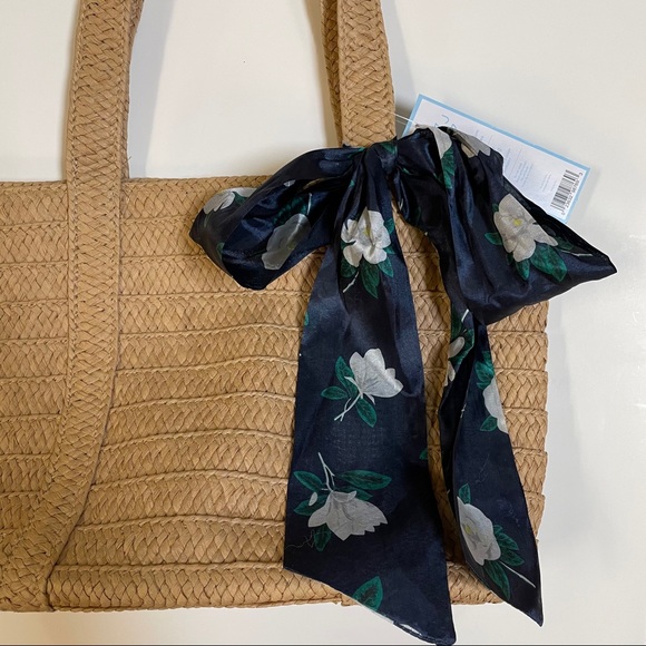 NWT Draper James Everyday Straw Bag - Picture 3 of 11